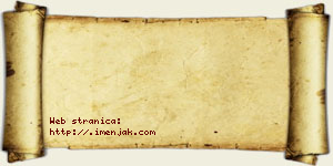 Tijana Ljoskić vizit kartica